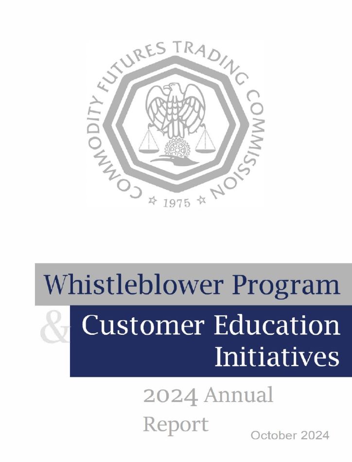 CFTC 2024 Annual Whistleblower Report