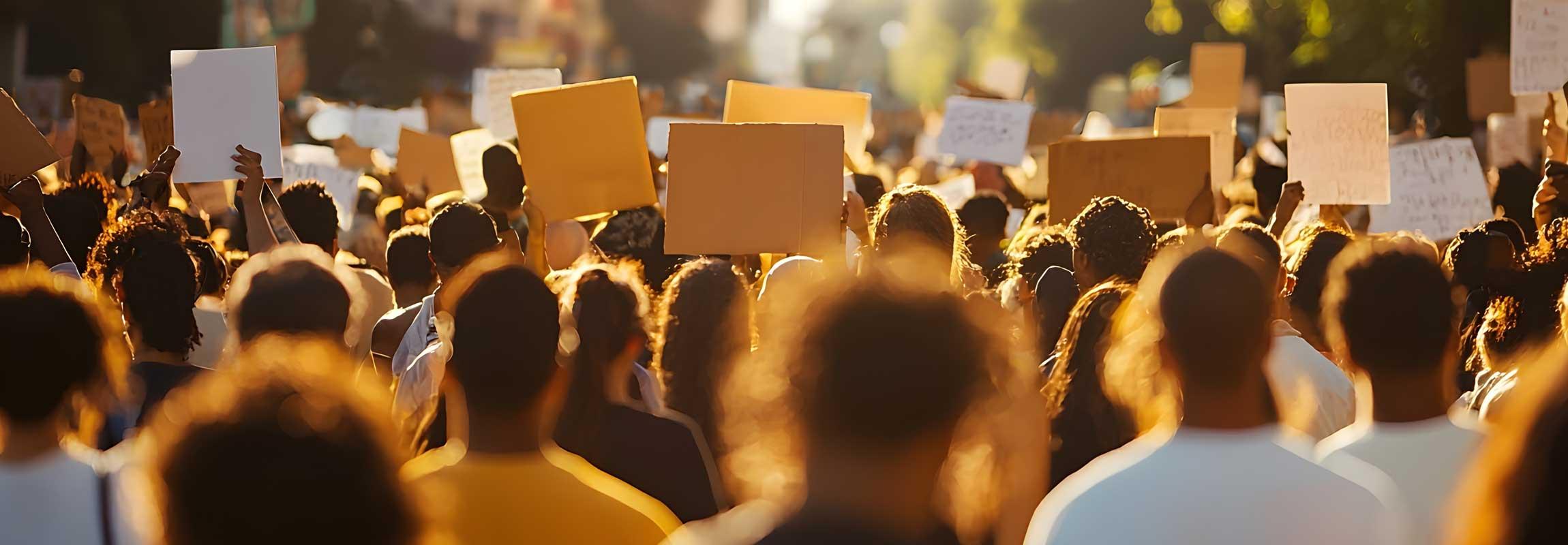 Crowd of Protestors