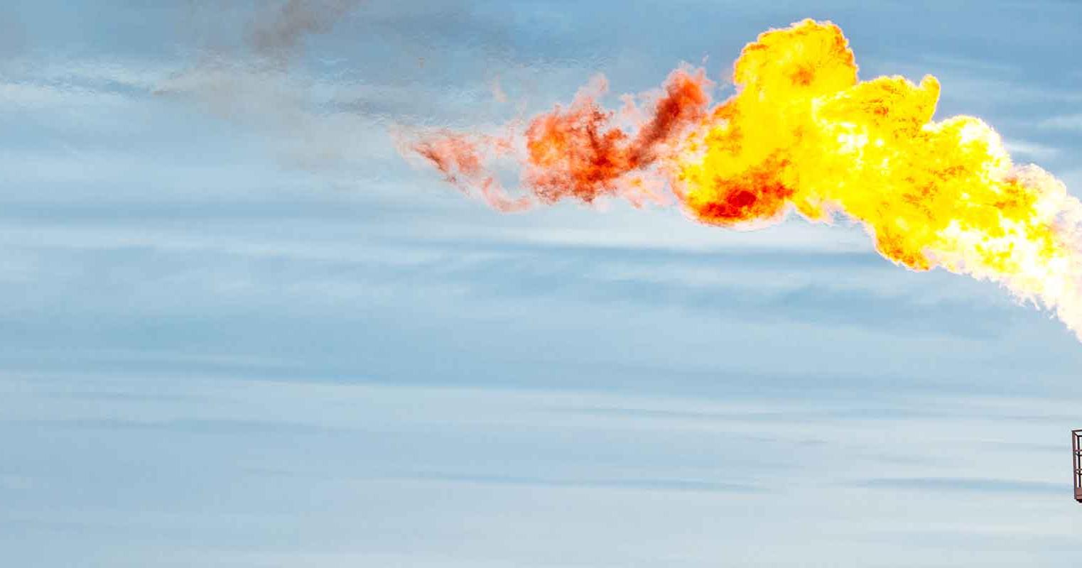 oil field gas flaring