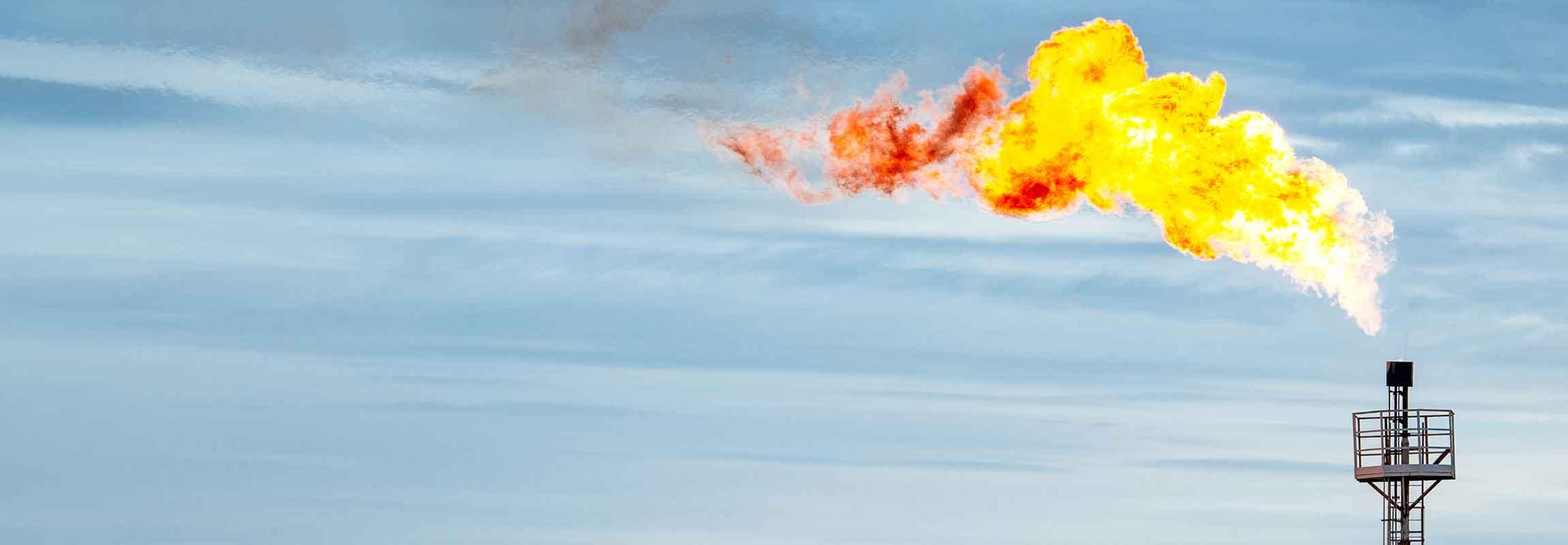 oil field gas flaring